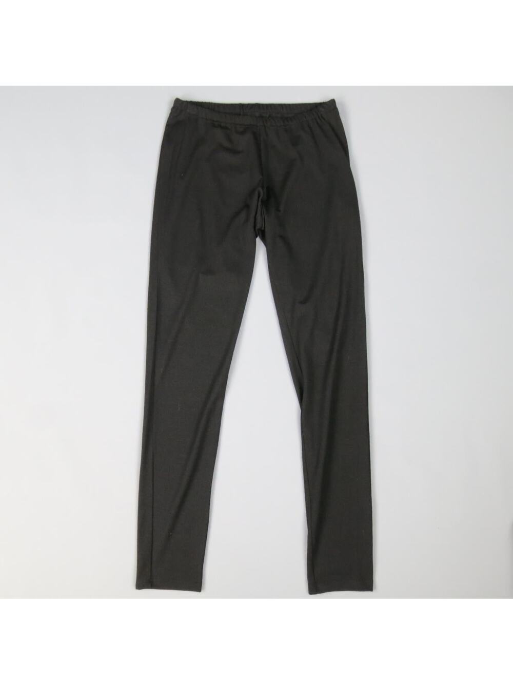YOHJI YAMAMOTO Size 2 Black Wool Blend Stretch Leggings